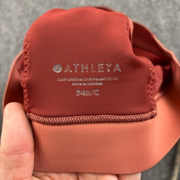 ATHLETA Women’s Brown Hustle Supersonic Sports Bra size: 34 B/C - Picture 3 of 6